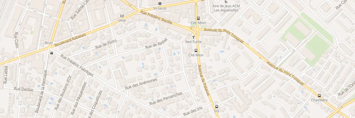 Plan du 34 Rue de Porto à Montpellier