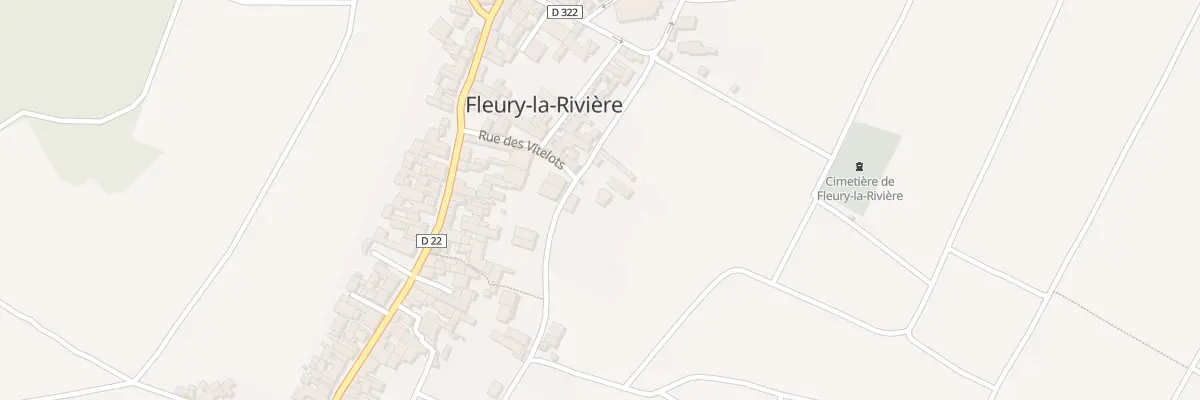 Plan du 23 Rue de la Procession à Fleury-la-Rivière