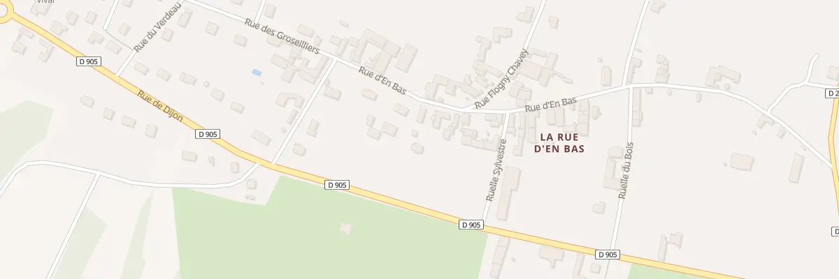 Plan du 25 Rue de Dijon à Flogny-la-Chapelle