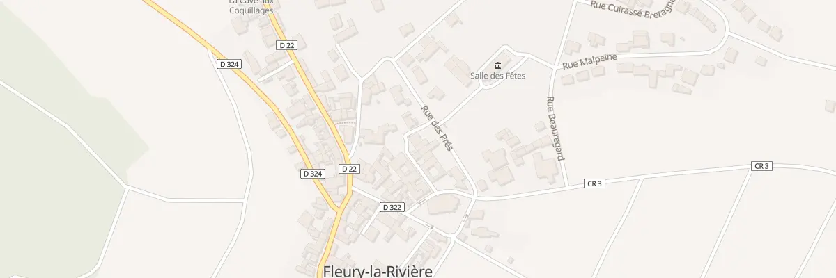 Plan du 10 Rue de la Croix à Fleury-la-Rivière