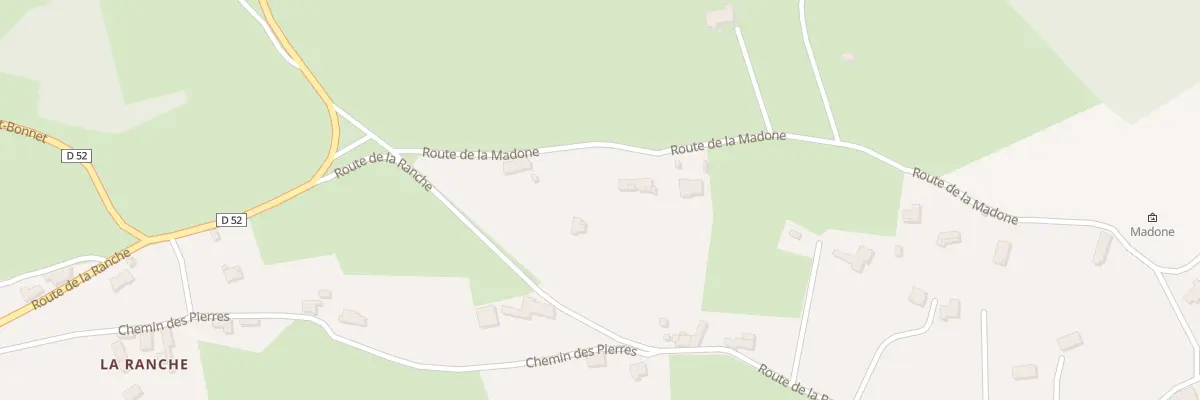 Plan du 693 Rte de la Madone à Ambierle