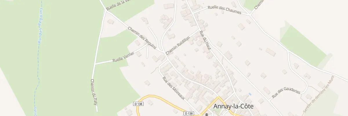 Plan du 38 Rue du Bas à Annay-la-Côte