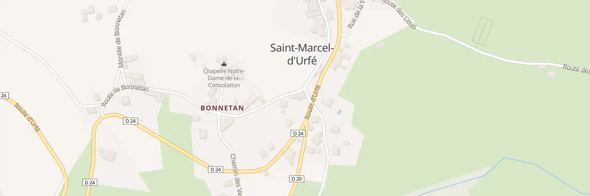 Plan du 15 Mte des Bellets à Saint-Marcel-d’Urfé