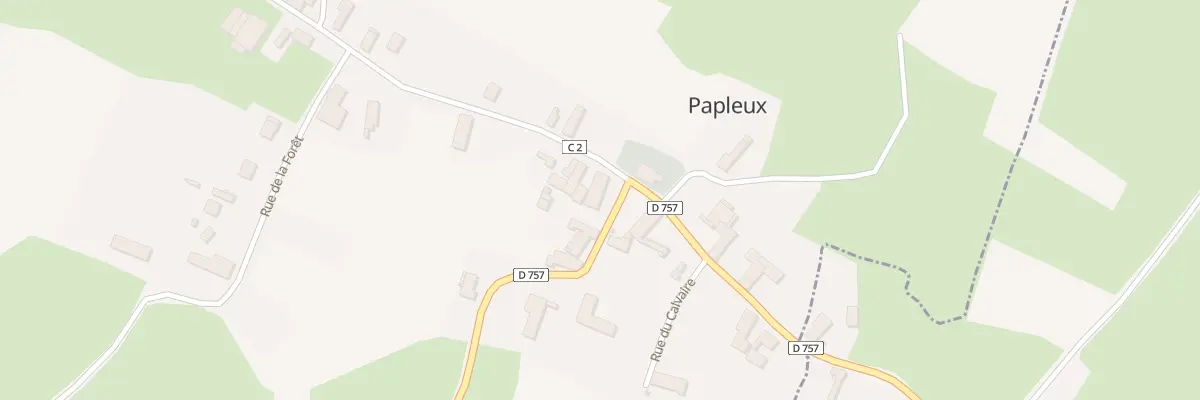 Plan du 7 Rue de Fontenelle à Papleux