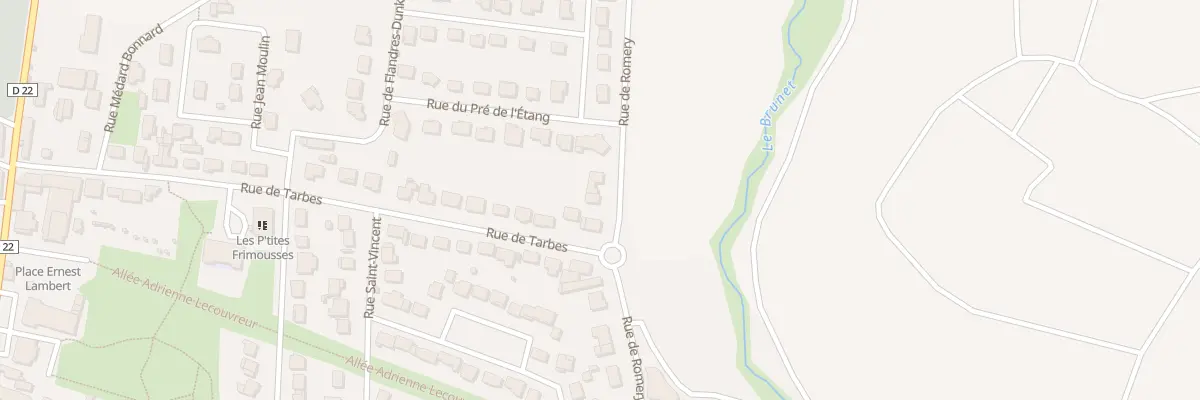 Plan du 17B Rue de Romery à Damery