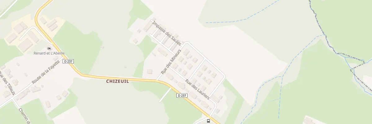 Plan du 6 Rue des Lauriers à Chalmoux