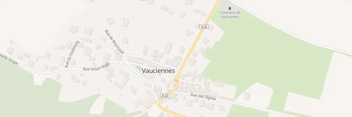 Plan du 13 Rue du General Leclerc à Vauciennes