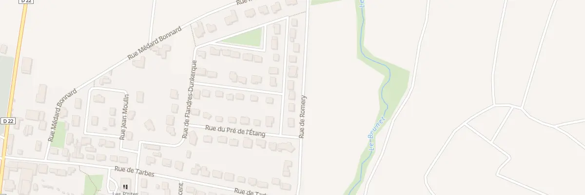 Plan du 43 Rue Flandres Dunkerque à Damery