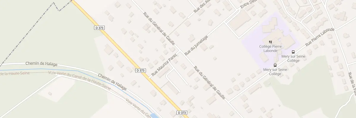 Plan du 10 Rue Maurice Parez à Méry-sur-Seine