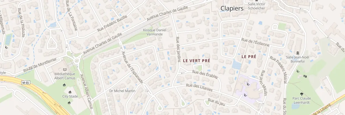 Plan du 145 Rue des Jardins à Clapiers
