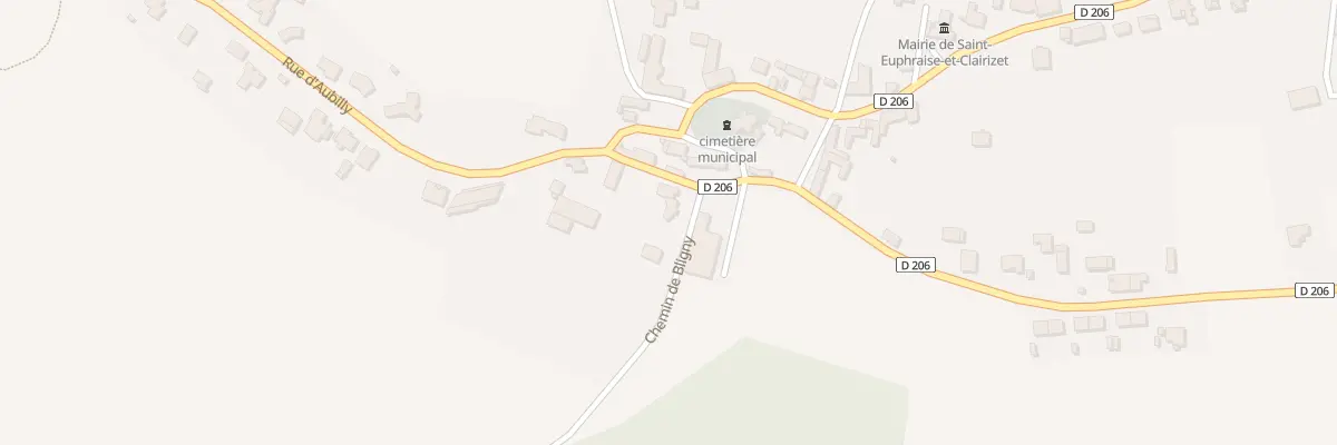 Plan du 2 Che de Bligny à Saint-Euphraise-et-Clairizet