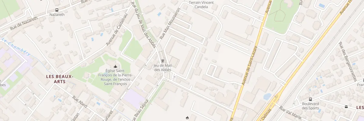 Plan du 230 Rue du Jeu de Mail des Abbés à Montpellier