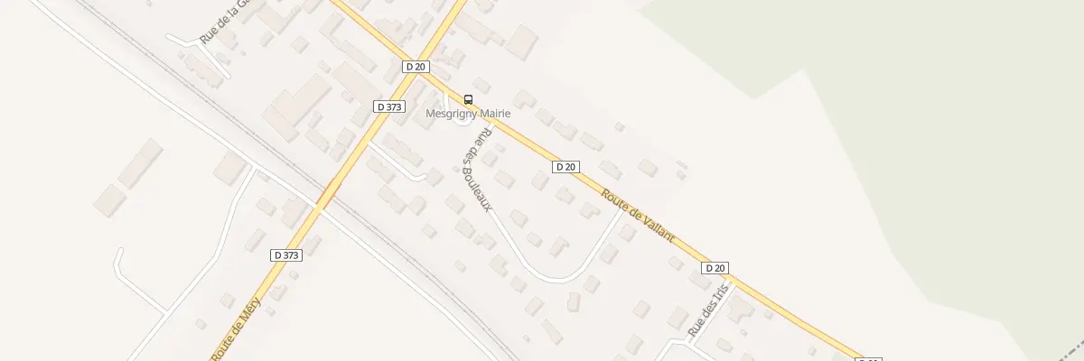 Plan du 4 Rte de Vallant à Mesgrigny