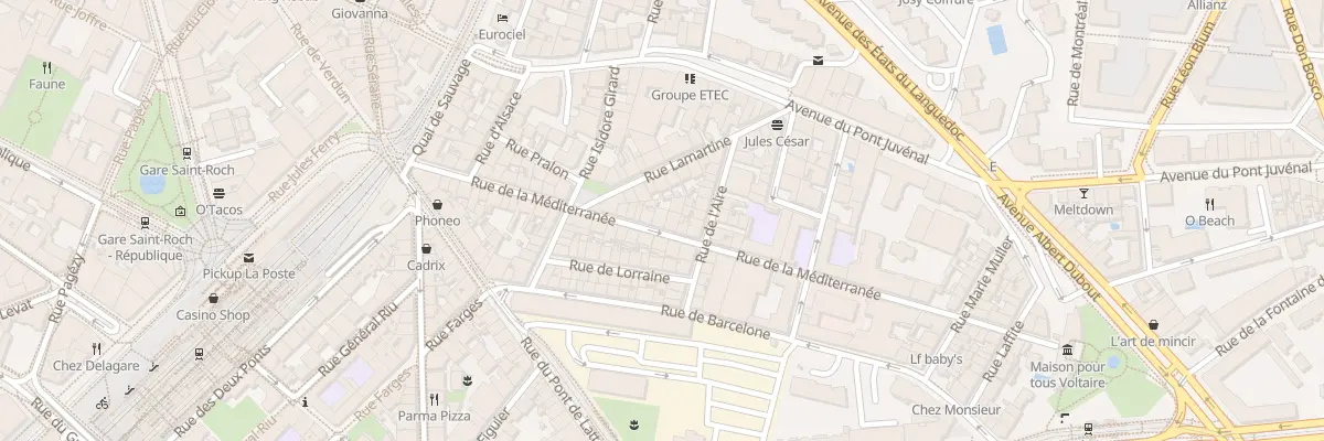 Plan du 31 Rue de la Méditerranée à Montpellier