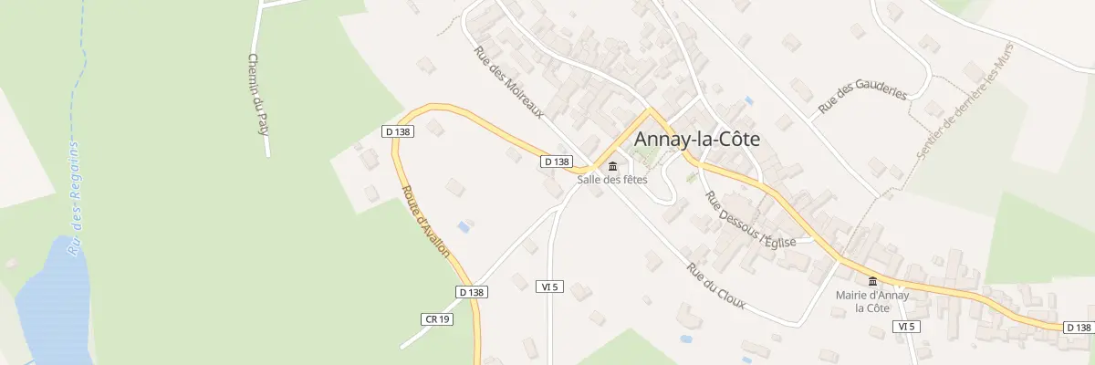 Plan du 8 Rue de la Molaise à Annay-la-Côte
