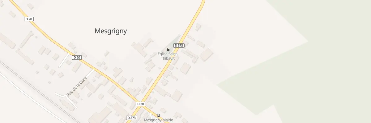 Plan du 5 Rte de Mery à Mesgrigny