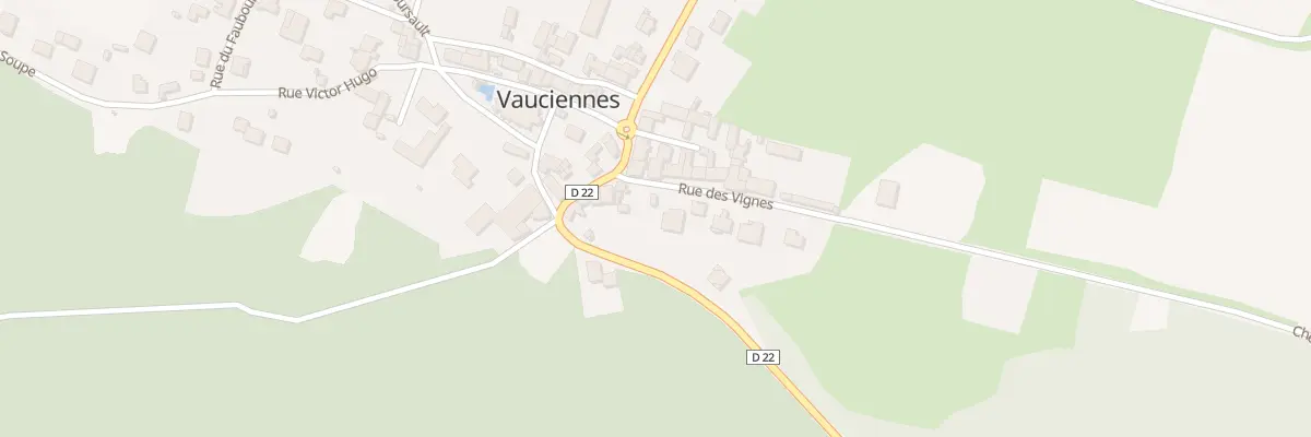 Plan du 6 Rue des Vignes à Vauciennes