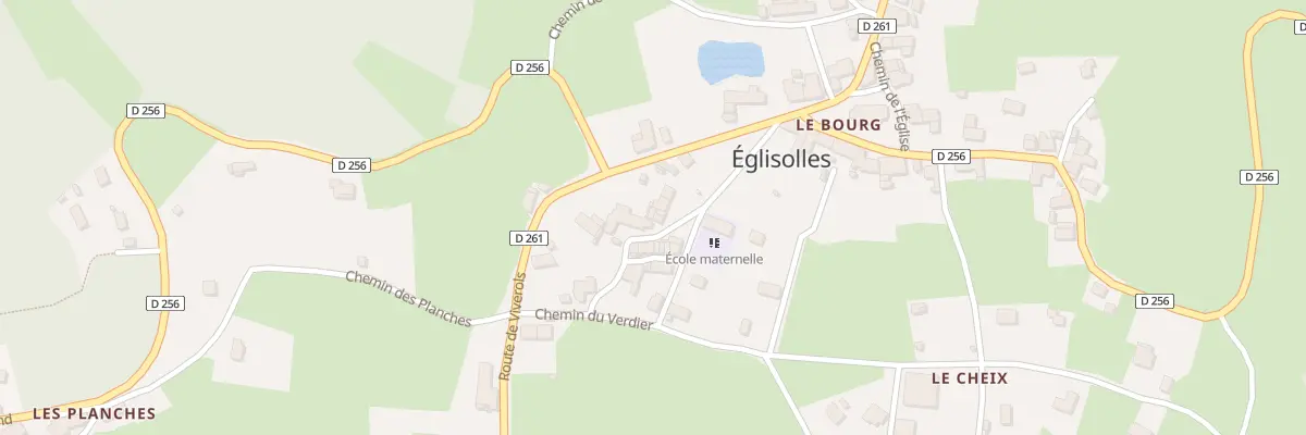 Plan du 5075A Le Bourg à Églisolles