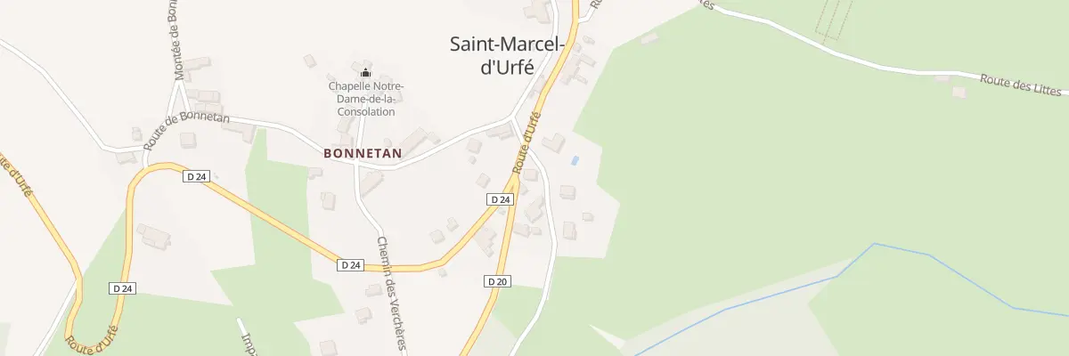 Plan du 4 Che du Lavoir à Saint-Marcel-d’Urfé