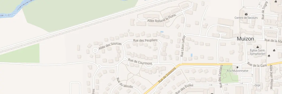 Plan du 9 Rue des Peupliers à Muizon