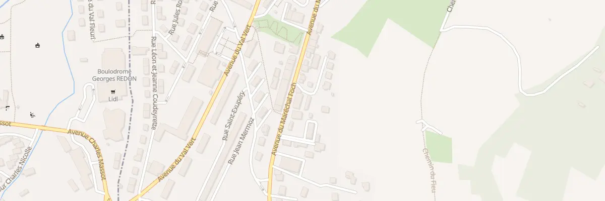 Plan du 123 Av Maréchal Foch au Puy-en-Velay
