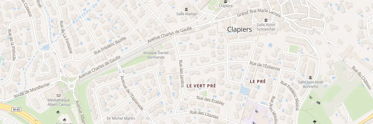 Plan du 10 Rue du Pre à Clapiers