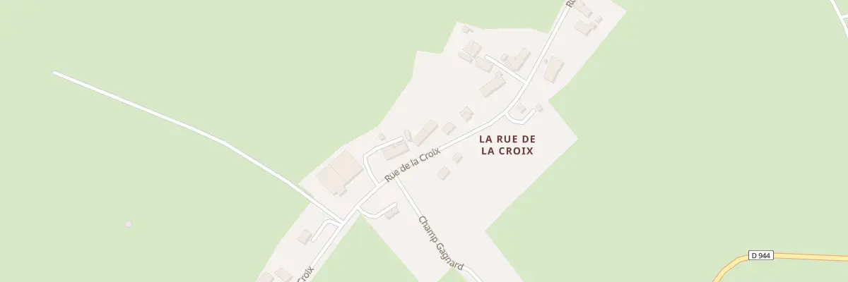 Plan du 20 Rue de la Croix à Chastellux-sur-Cure