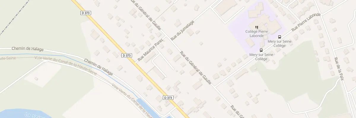 Plan du 23 Rue du General de Gaulle à Méry-sur-Seine