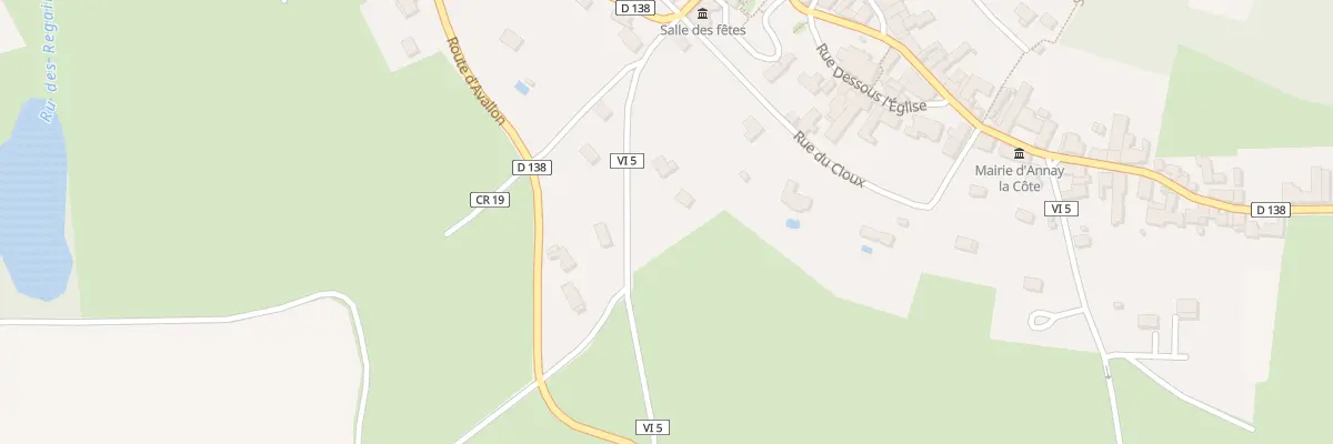Plan du 9 Rue de la Molaise à Annay-la-Côte