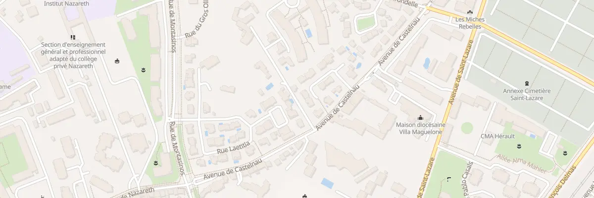 Plan du 31B Rue du Gros Olivier à Montpellier