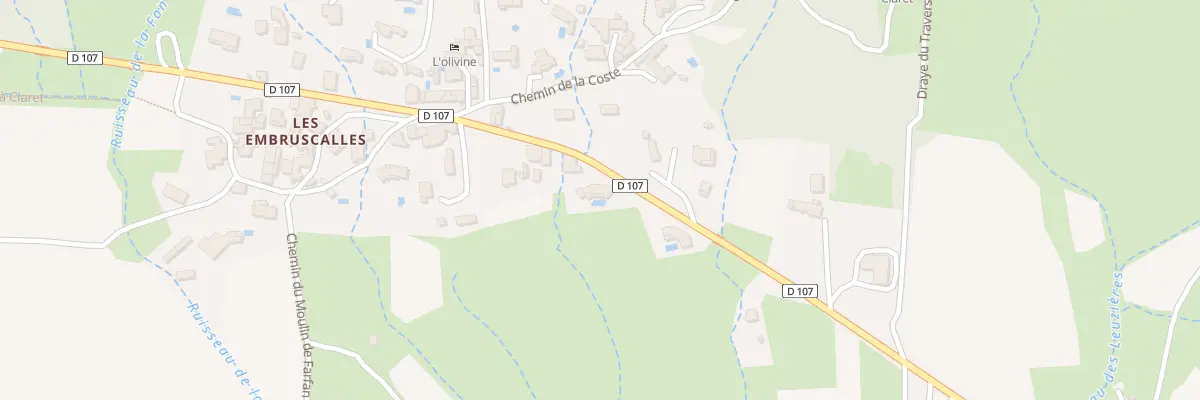 Plan du 269 Av de Romanissiere à Claret