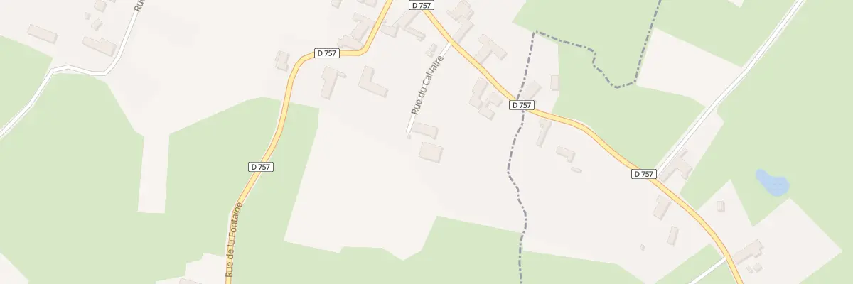 Plan du 1 Rue du Calvaire à Papleux