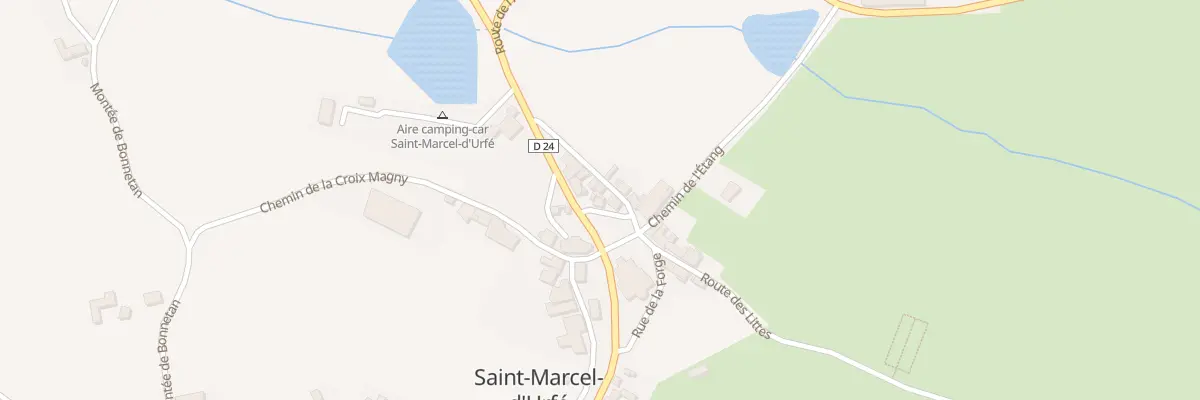 Plan du 5016 Le Bourg à Saint-Marcel-d’Urfé