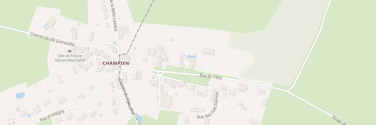 Plan du 4 Rue du Patis à Pontaubert