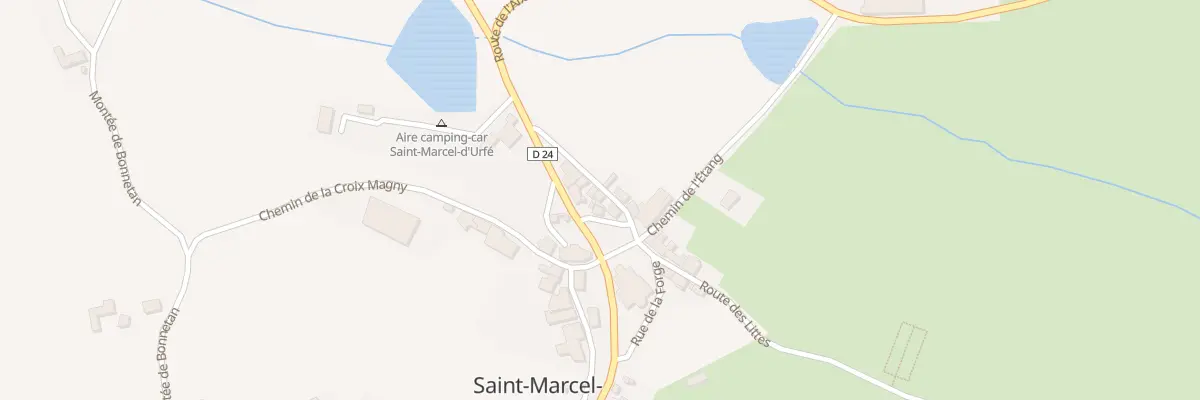 Plan du 5016A Le Bourg à Saint-Marcel-d’Urfé