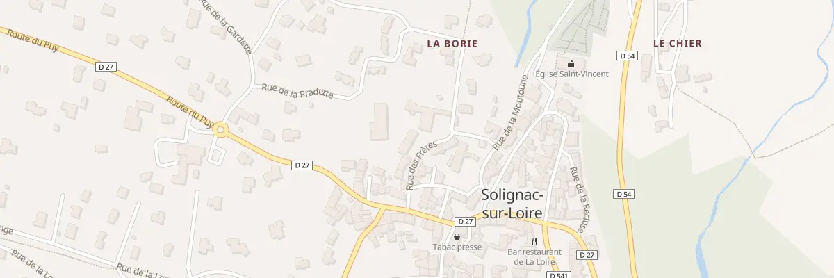 Plan du 11 Rue des Frères à Solignac-sur-Loire