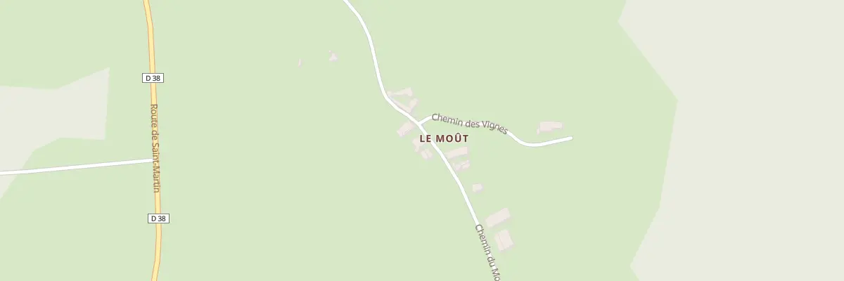 Plan du 510 Che du Moût à Vêtre-sur-Anzon