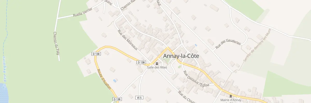 Plan du 4 Rue de la Molaise à Annay-la-Côte