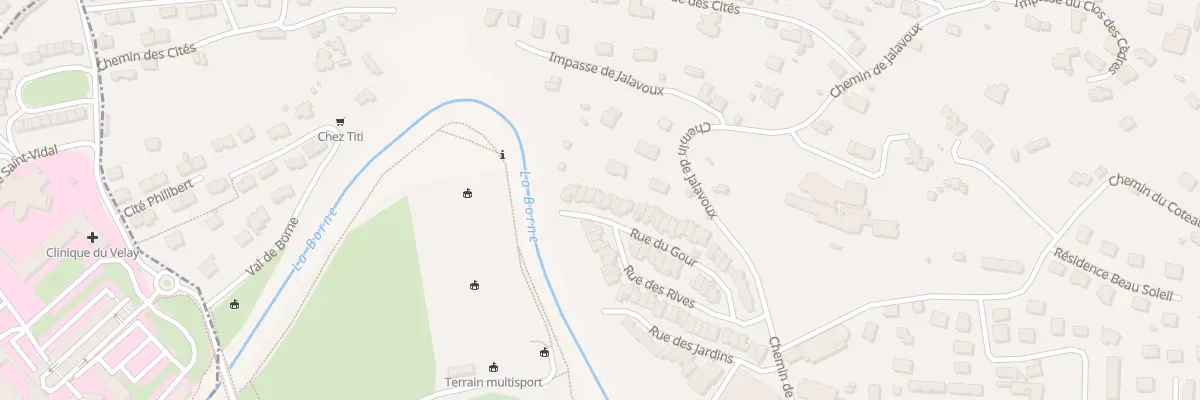 Plan du 30 Rue du Gour à Aiguilhe