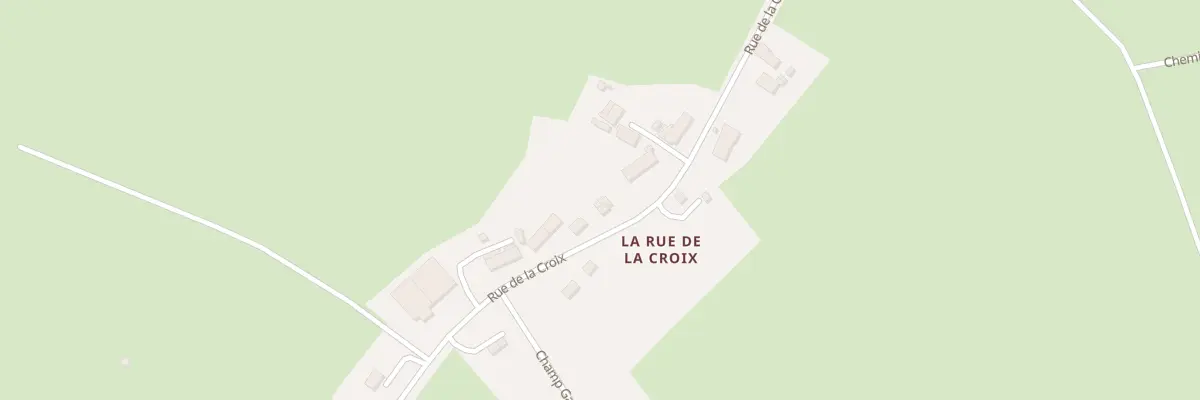 Plan du 14 Rue de la Croix à Chastellux-sur-Cure