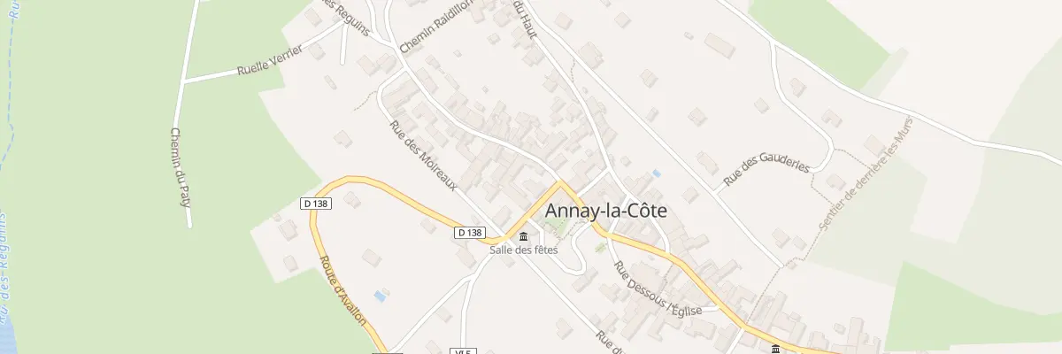 Plan du 2 Rue de la Molaise à Annay-la-Côte