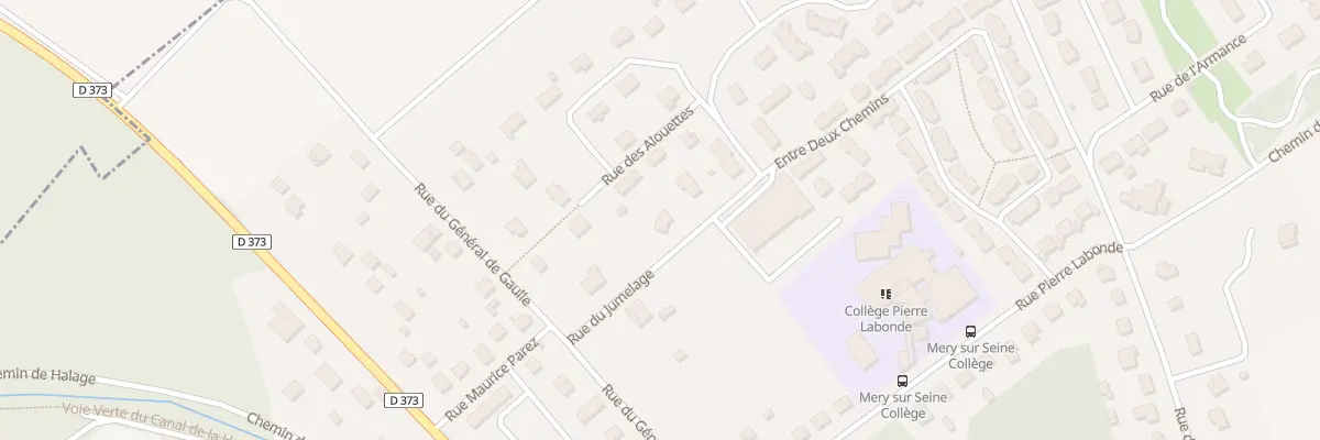 Plan du 1B Rue du Jumelage à Méry-sur-Seine