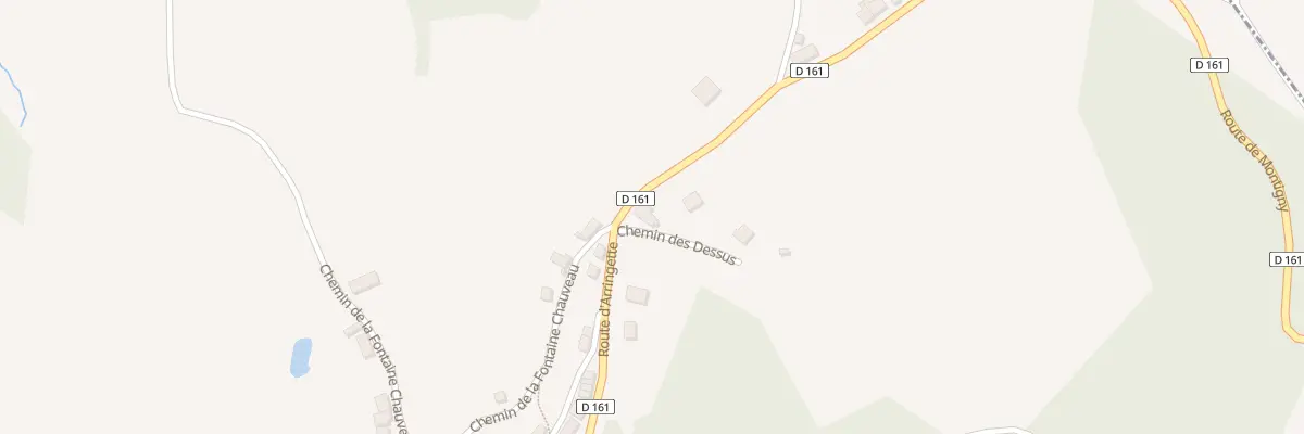 Plan du 8 Che des Dessus à Montigny-en-Morvan