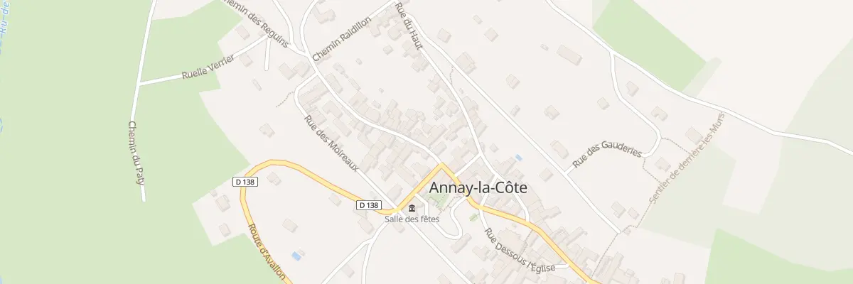 Plan du 16 Rue du Bas à Annay-la-Côte