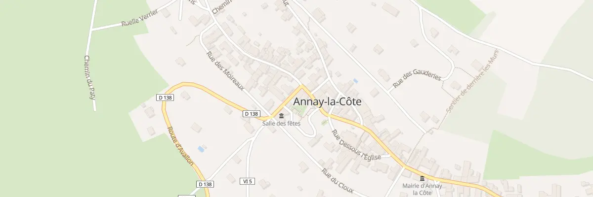 Plan du 1 Rue de la Molaise à Annay-la-Côte