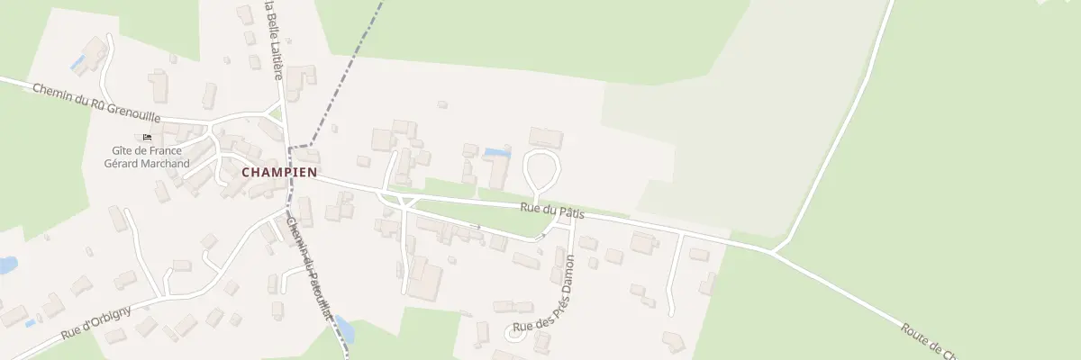 Plan du 2 Rue du Patis à Pontaubert