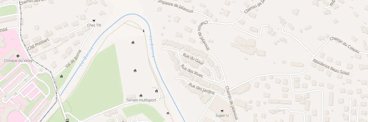 Plan du 17 Rue du Gour à Aiguilhe