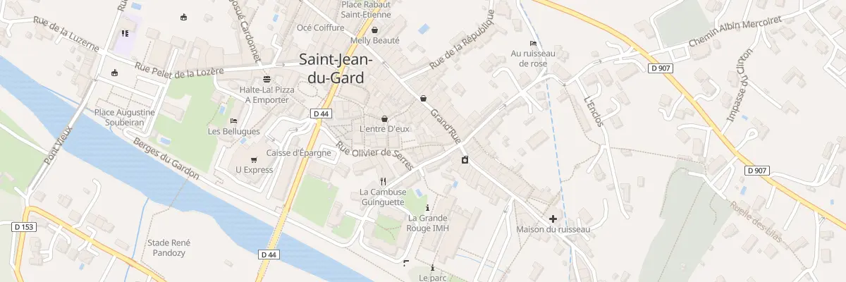 Plan du 6 Rue Olivier de Serres à Saint-Jean-du-Gard