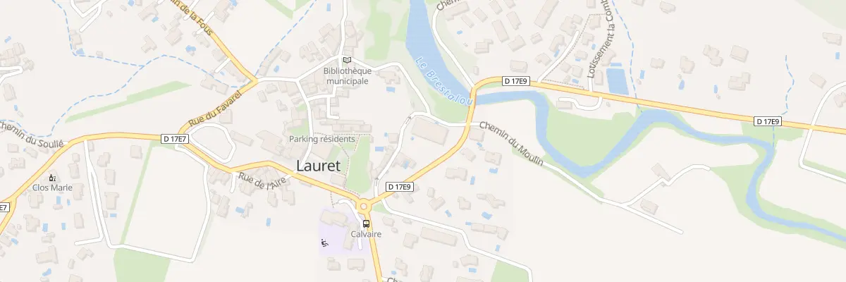 Plan du 6 Rue de Rousselle à Lauret
