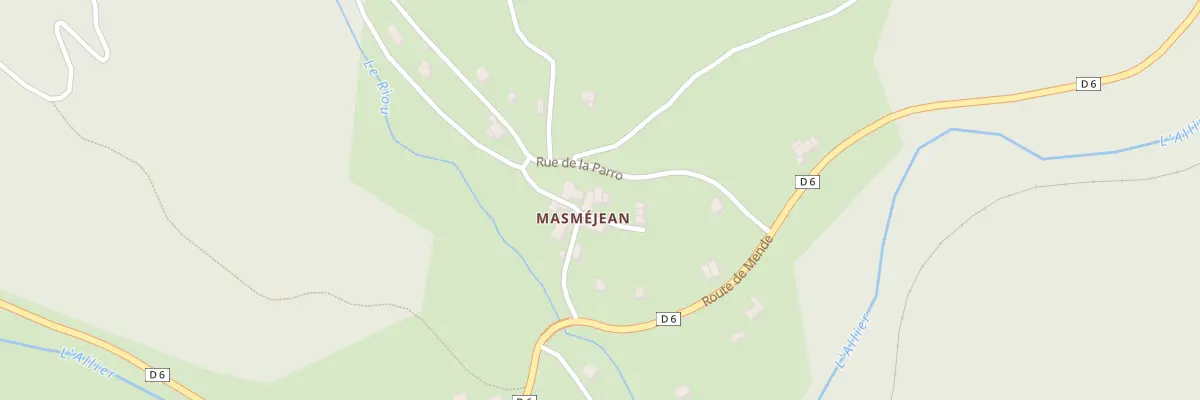 Plan du 5109 Masmejean à La Bastide-Puylaurent